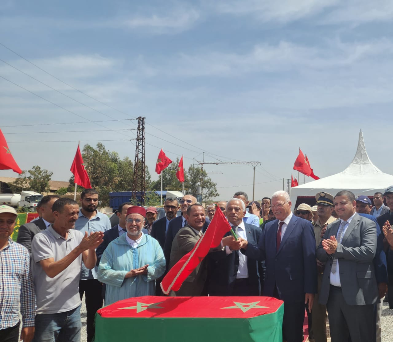 Inauguration et lancement de plusieurs projets de développement dans plusieurs communes relevant de la province de Sidi Bennour