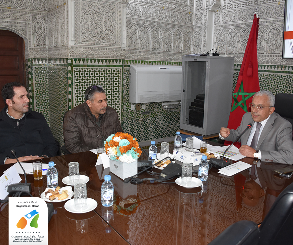 Une rencontre qui a marqué la participation des chefs des groupes de terre appartenant au Parti Authenticité et Modernité dans la wilaya de Sidi Bennour