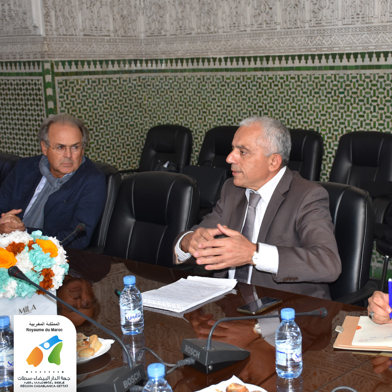 Réunion pour examiner des moyens pour la promotion de l’investissement et de l’emploi dans le secteur du textile dans la Région Casablanca-Settat.